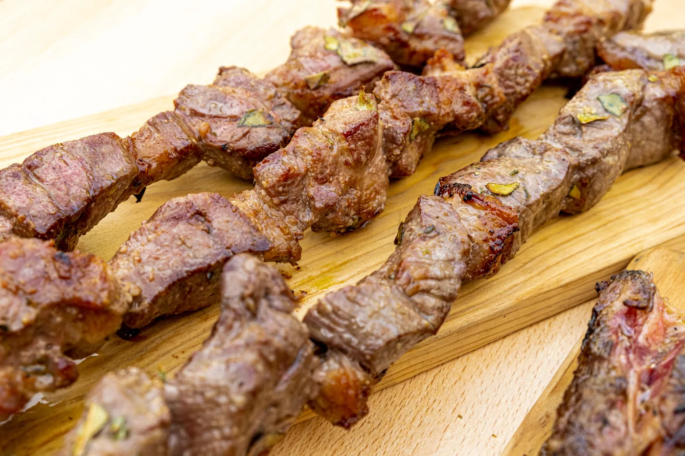 Cozinha de brasa numa das casas do grupo